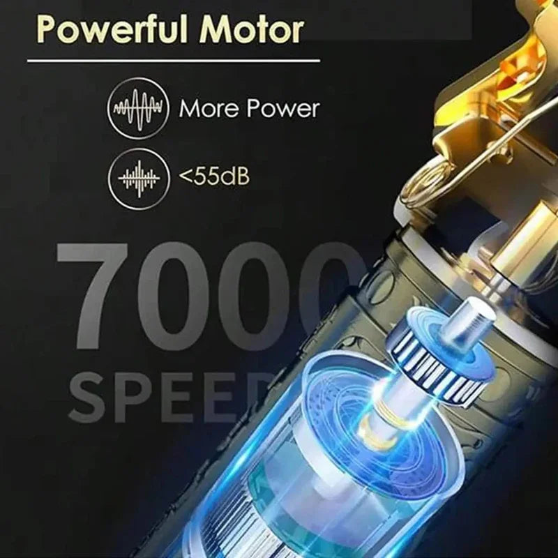 Vintage Hair Clipper Cordless Trimmer portable USB Fast Charging Hair Cutting Machine Electric Shaver Barber Professional Barber