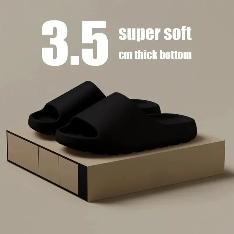 Coconut Slippers Feel like Stepping on Thick-soled Sandals Summer New Non-slip Wearing Sandals