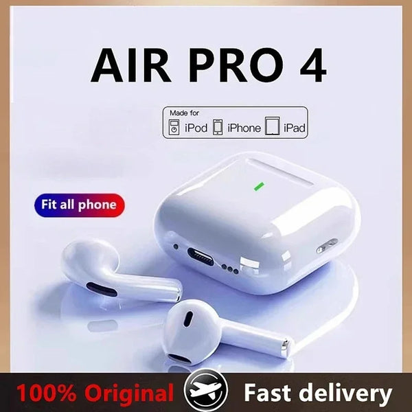 For Original AirPods Pro4 pro 4C-type Wireless Headphone Bluetooth Earphone e In Ear Tws GamingSports Headphones Air Smartphones