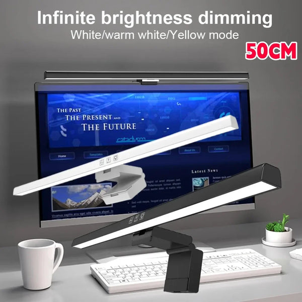 LED Computer Monitor Light Bar USB Powered For Home Desk Learning/Reading/Work Night Light Dimmable Display Screen Hanging Lamp